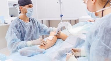 Operación para varices